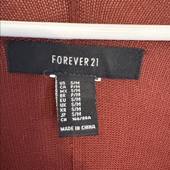 Forever 21 Rust wide sleeve Cardigan - Picture 2 of 3